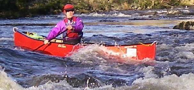 The river Lune is a great lake district river to paddle in canoe.  Canoeing is a great Lake District adventure sport.  Canoes can be paddled solo or as part of a canoeing team.